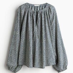 H&M oversized crepe blouse